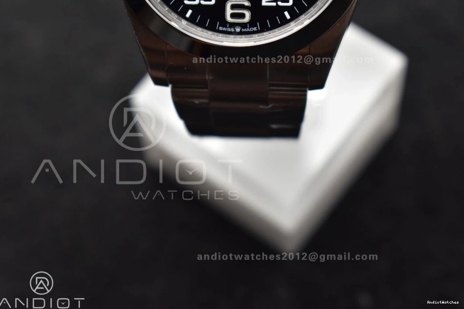 Edition 1:1 VS VSF SS Best 509 Black Bracelet 904L on Air-King 126900 Dial SmoothTexture Steel 0816